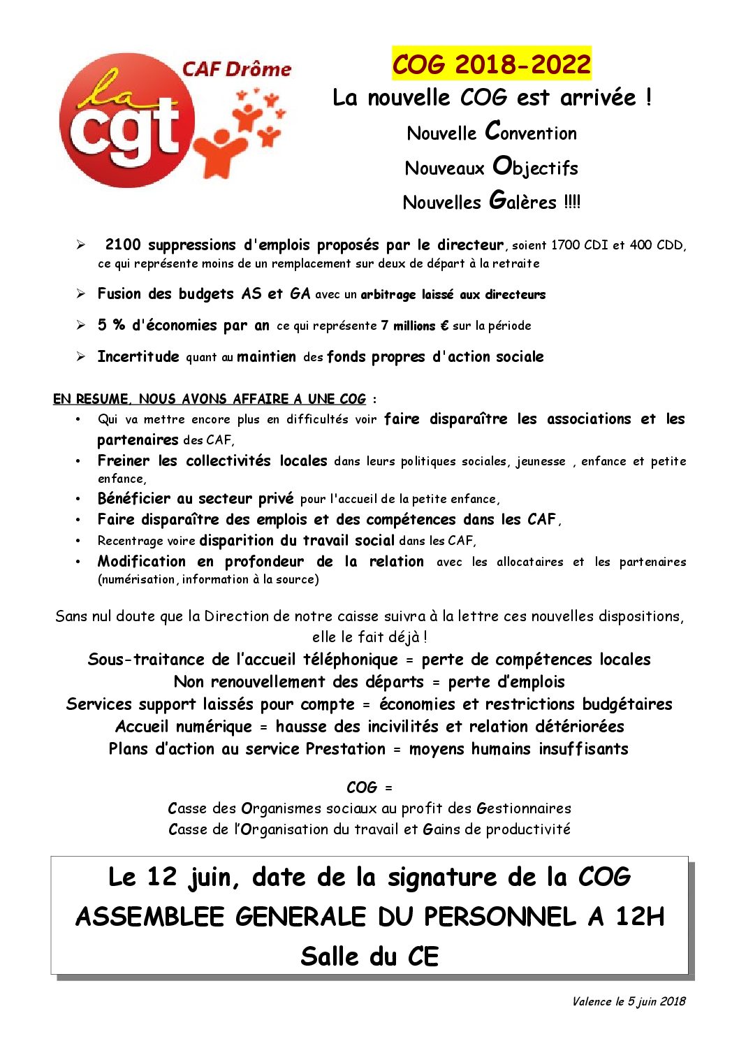 COG 2018 – 2022 COG 2018 – 2022